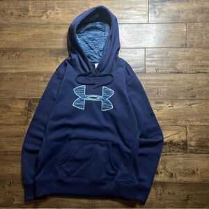 Y2K Under Armor Blue Hoodie